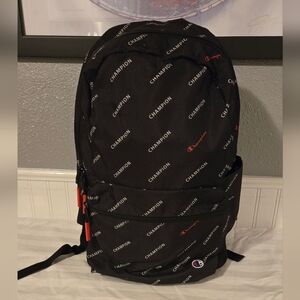 Champion Backpack - Black, White, and Red
